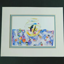 Tracy Taylor Art Double Matted Lithograph Portal Print Vintage 1990 8x10 EUC