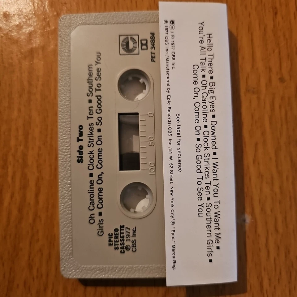 Cheap Trick Cassette Tape In Color 1977 Album I Want You To Want Me Big Eyes  - Imagem 4 de 4