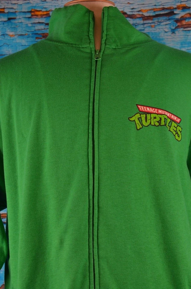 Suéter Teenage Mutant Ninja Turtles Cremallera Completa Talla Mediana Mezcla de Algodón Muy Genial Foto 2 de 4