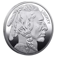 2024 American Bison Coin 1 oz Fine Silver BU