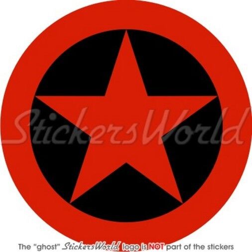ALBANIA Albanian AirForce FASH 1960-91 Aircraft Roundel 4" (100mm) Sticker Decal