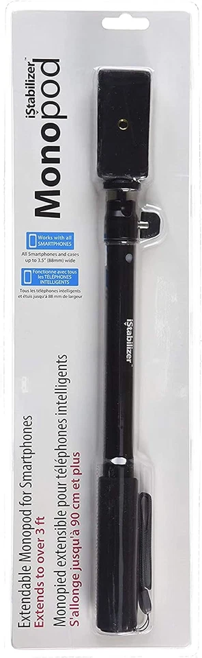 ISTMP01 Smartphone Monopod With Retail Packaging for Camcorder Camera Cellphone - Image 2 of 4