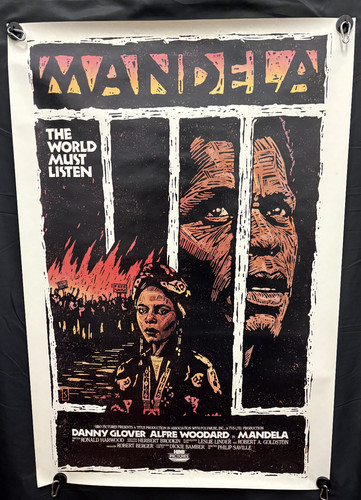 Mandela - Original One Sheet Movie Poster Flat 1987 Mint- 27" x 40"