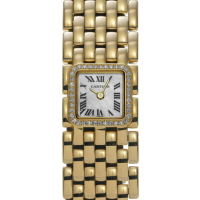 CARTIER Panthere Ruban WG3001T7 White Case: 17×17mm Ladies Used