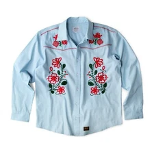 SSDD 🇺🇸 USA CHAINSTITCH CHAMBRAY Western Cowboy Button Shirt Supreme FUCT
