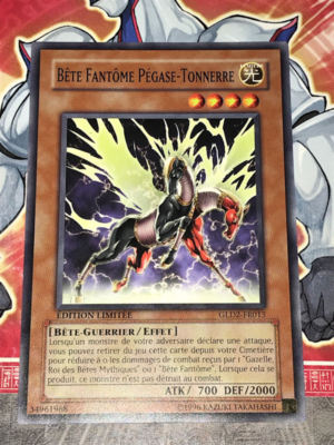 Yu Gi Oh Karte Geisterbete Pegase-Donner GLD2-FR013x3
