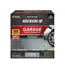 Rust-Oleum RockSolid 1 Car Garage Floor Kit - 90 oz. - Gray Polycuramine