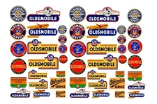 1:64 scale model vintage Oldsmobile car Olds automobile service signs