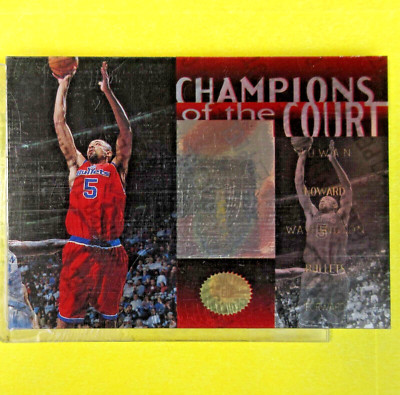 JUWAN HOWARD  1995-96  CHAMPIONS OF THE COURT  #C29  Washington Bullets