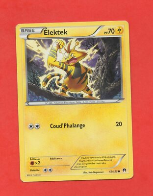 Pokemon No. 42/122 - ELEKTEK - PV70 (A6387)