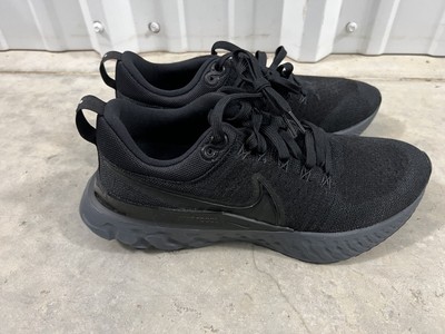 Nike React Infinity Run Flyknit 2 Shoes Men Size 9 Black Sneakers CT2357-003