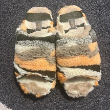 UGG 8 Mens FLUFF YOU OLIVE CALI COLLAGE SLIPPERS SLIDE Used