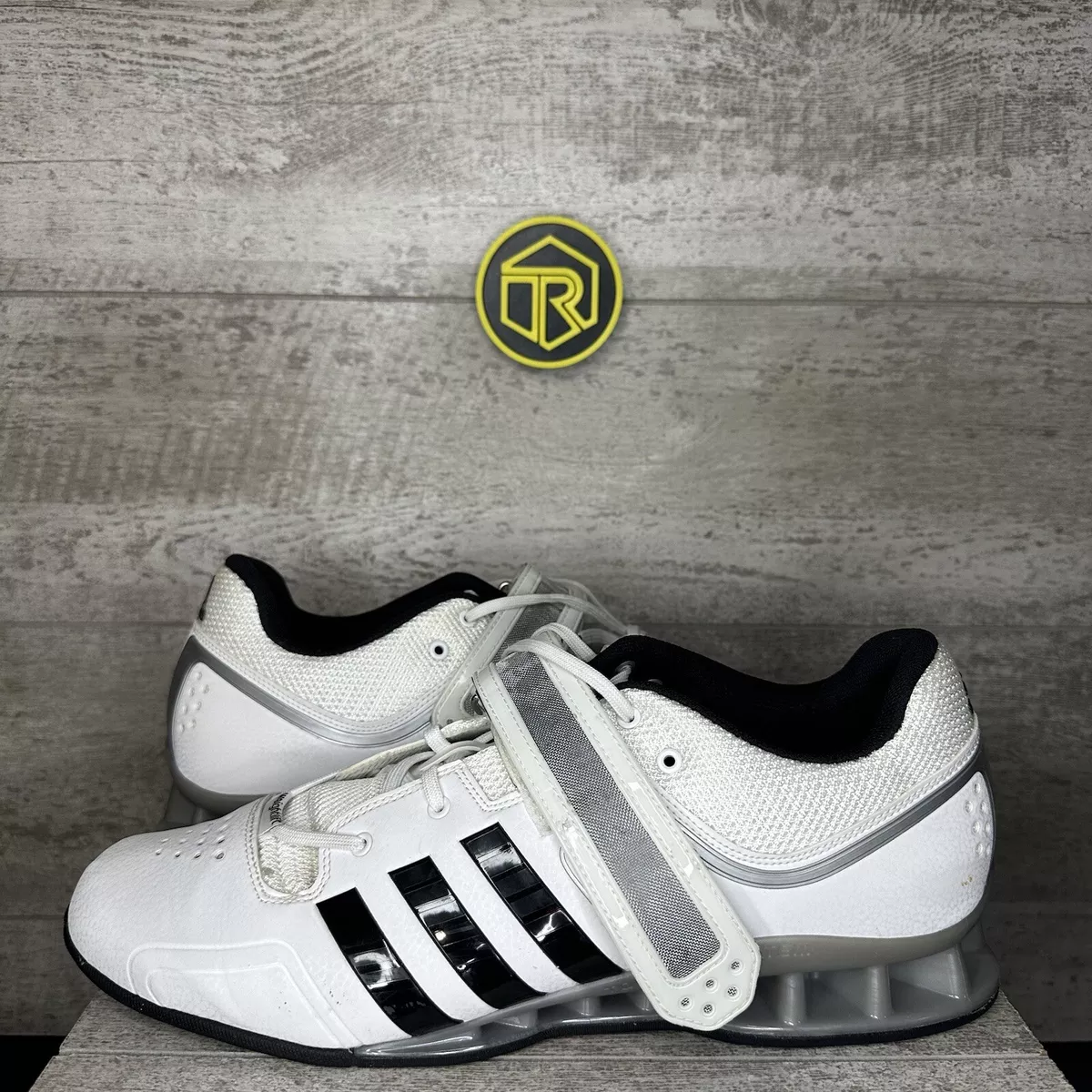 White adidas weightlifting hot sale shoes