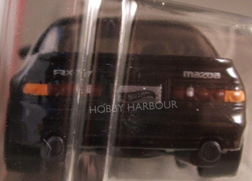 HOT WHEELS #2023-051 '89 Mazda Savanna RX-7 FC3S - BLACK, on US long card (NEW) - Picture 3 of 3