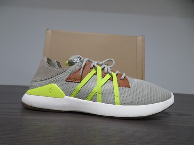 Olukai Mio Li Mens Athletic Lace Up Shoes Gray Sneaker