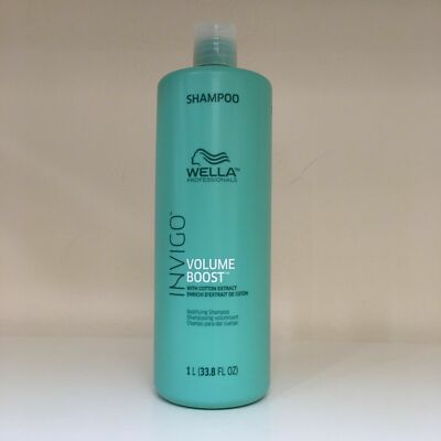 Wella Invigo Volume Boost Bodifying Shampoo 33.8 oz   new fresh