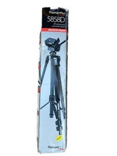 USED 58 inch Camera Camcorder Aluminum Tripod Sunpak PlatinumPlus 5858D