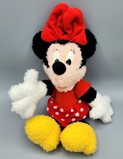 Minnie Mouse Terry Cloth Plush Disney Doll Mattel Disneyland Movable Arms 1999