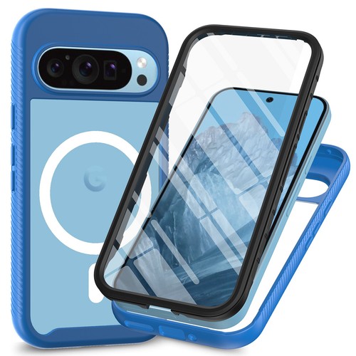 Magnetische integrierte Displayschutzfolie robuste Hülle für Google Pixel 9 ProXL/9Pro/9/8 - Bild 7 von 9