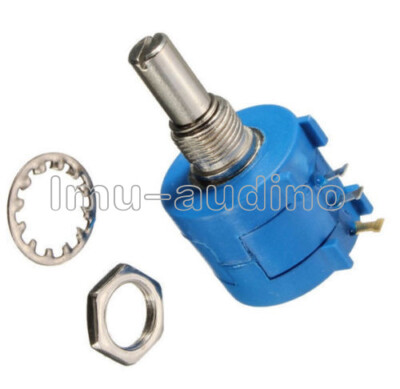 3590S 2 104L 100K Ohm Rotary Wirewound Precision Potentiometer Pot 10 Turn