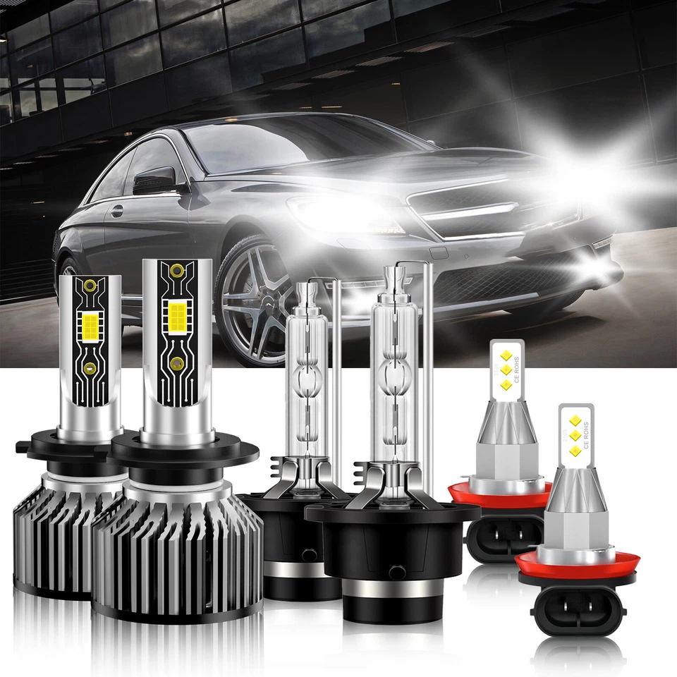 Faros LED HID luz antiniebla alta baja para Mercedes-Benz CL63 AMG 2008-2008 Foto 2 de 4