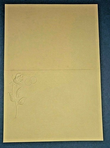 VINTAGE Invitation/ Announcement Cards 50 Card/pk 4 7/8" x 3 1/2"