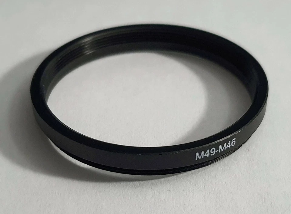 49-46mm Step-Down Lens Filter Adapter Ring 49 mm to 46mm 49mm-46mm E-49-E46 - Image 4 of 4