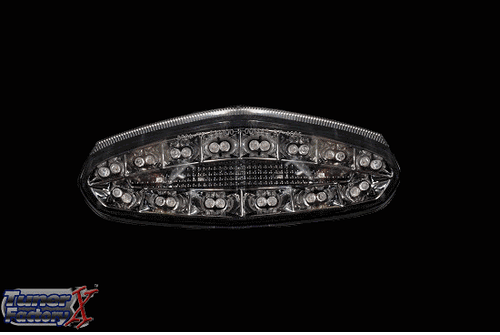 FIT KAWASAKI Ninja ER-6F ER6N LED TAILLIGHT 09 10 11 TURNS COMBO SMOKE REARLIGHT - Picture 3 of 3
