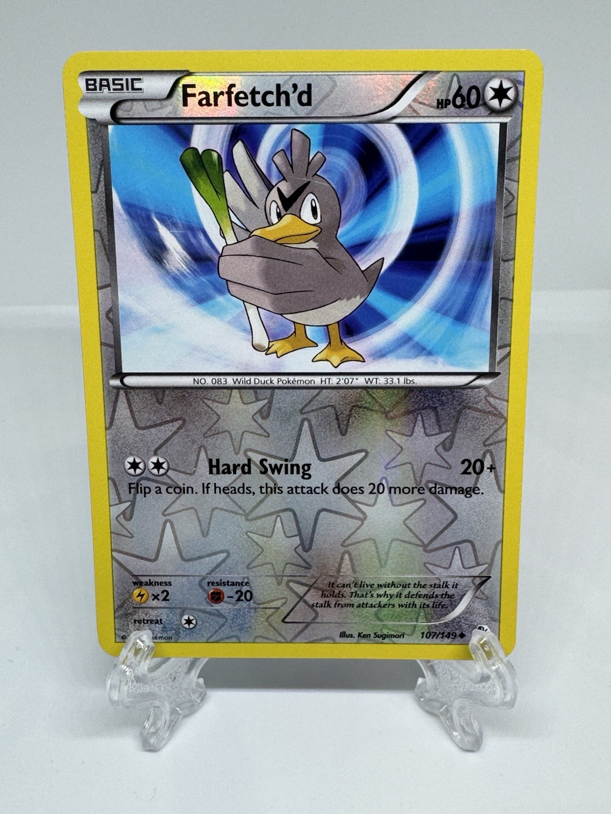 Farfetch'd 107/149 Boundaries Crossed Reverse Holo