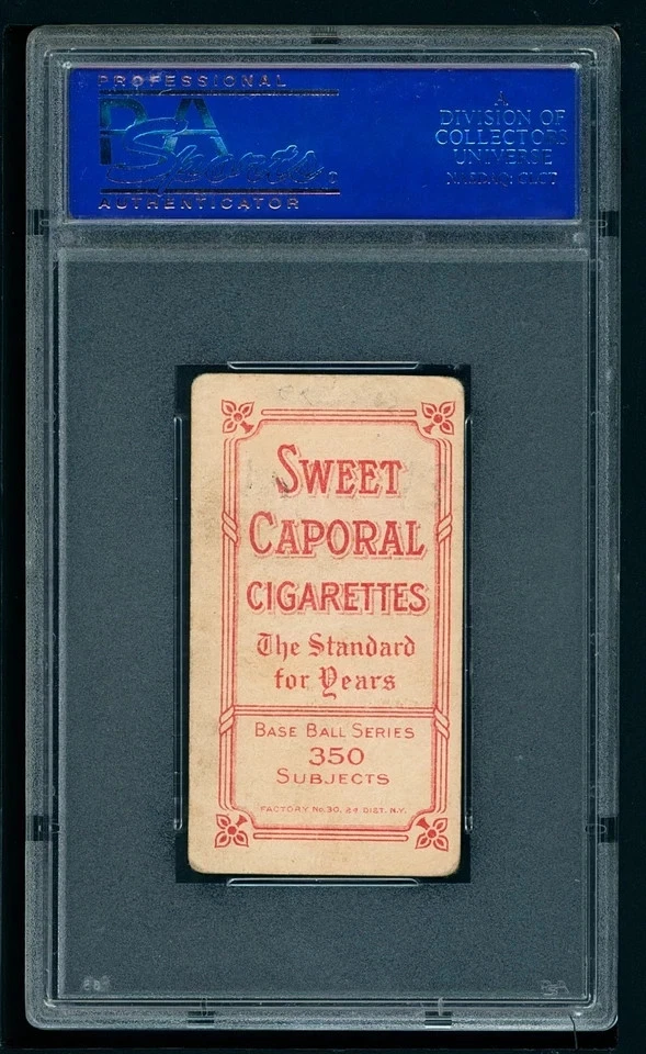 1909-11 T206 Sweet Cap Portrait - Fred Mitchell - PSA 3 (MK) bem centrado - Imagem 2 de 2