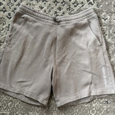 Abercrombie Kids Cotton Fleece Shorts Sz 17/18 Beige 6