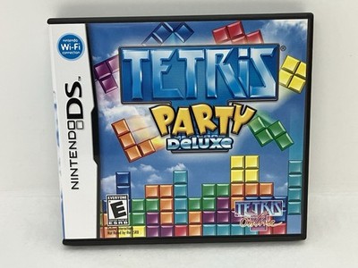 Tetris Party Deluxe - Nintendo DS - BOX & MANUAL ONLY - NO GAME