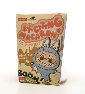 USA- NEW Authentic Labubu Monsters Exciting Macaron vinyl SINGE Blind Box