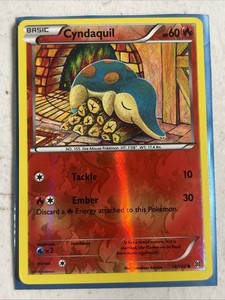 Pokemon TCG Card 2015 Breakthrough  - Cyndaquil 18/162 Reverse Holo