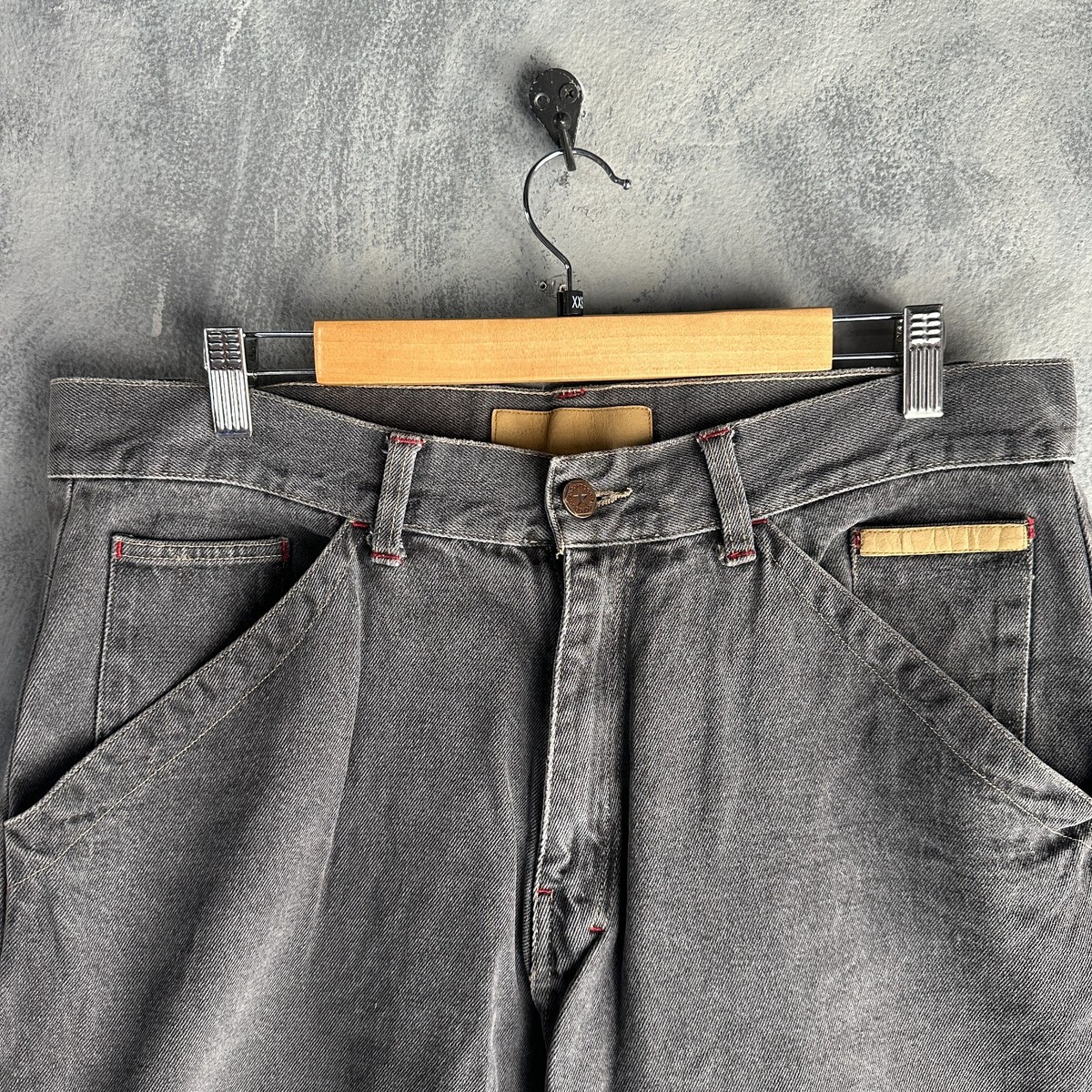Vintage Snoop Dogg Jean Shorts Mens 36 Gray Jeans Denim Carpenter