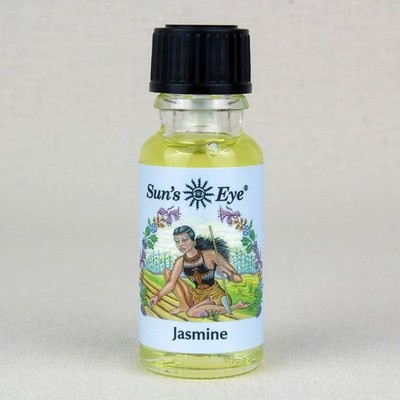 Sun's Eye Jasmine Herbal Fragrance Oil - 1/2 Ounce Bottle
