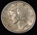 1928 Mercury Dime 10c- UNC Nice Coin w/ Toning