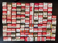 Vintage Lot of Untested Electron Tubes - 105 Pieces