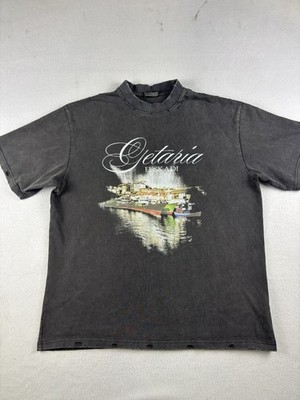 Balenciaga Unisex T Shirt Adult Size 1 Black Oversized Fit Euskadi