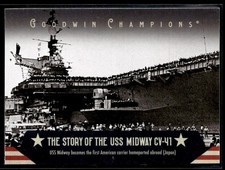 2025 Upper Deck Goodwin Champions #USS-14 The Story of the USS Midway CV-41