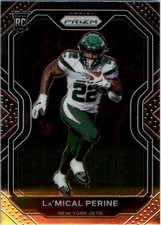 2020 Panini Prizm Football Card #357 La'Mical Perine RC