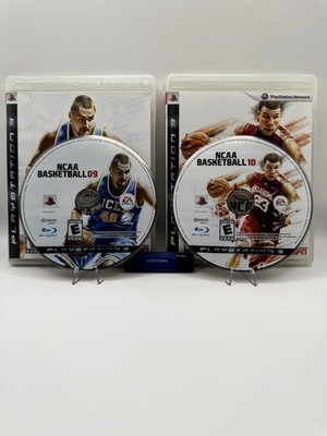 PS3 NCAA Basketball 10 + 09 Real Name Rosters USB March Madness