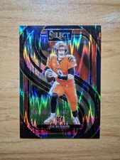 2024 Panini Select - Premier Level Joe Burrow #127 Black & Green Shock Prizm
