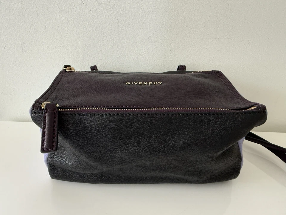 GIVENCHY 迷你潘多拉皮革小号斜挎包手提包,多色 — 第 2/4 张图片