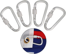 Flags Snaps Hook, Aluminum Flags Pole Clips, Flags Hardware, Accessory for Backp