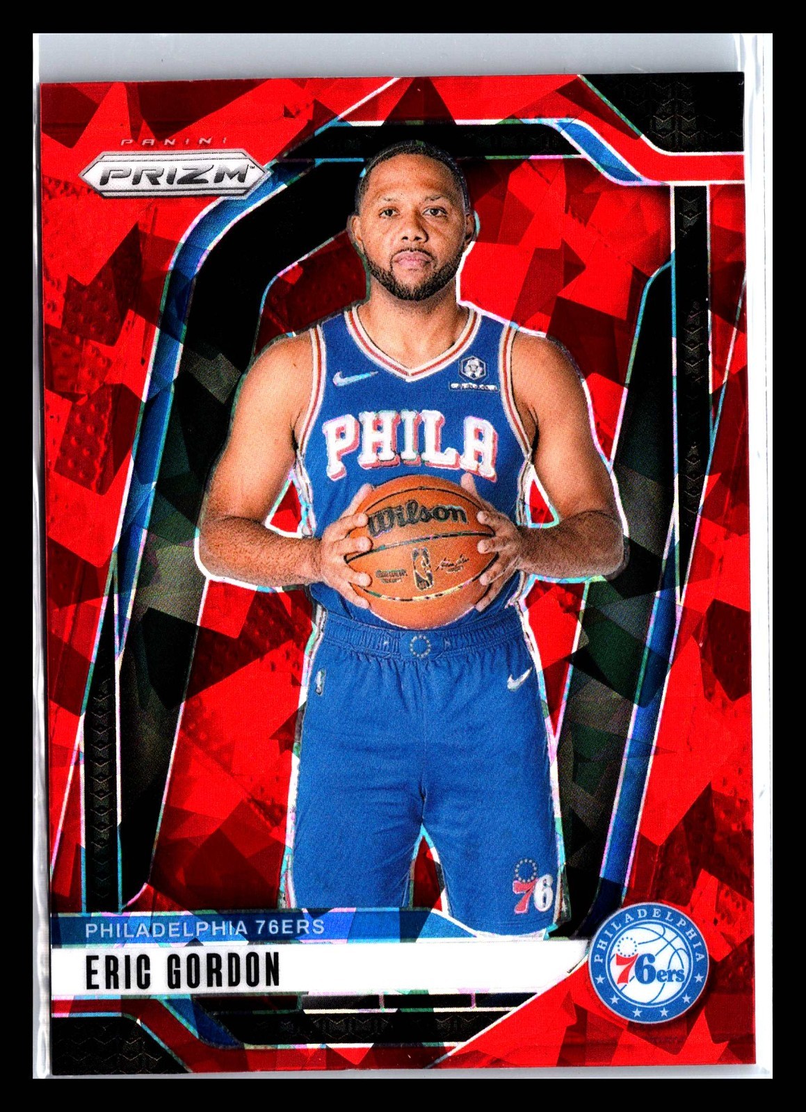 2024-25 Panini Prizm Eric Gordon #180 Red Ice Prizm Philadelphia 76ers