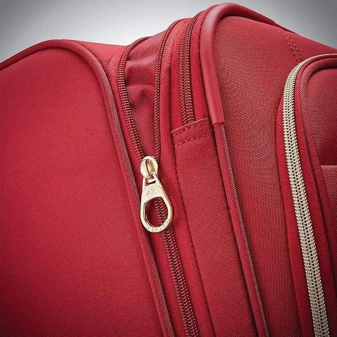 Tourister Belle Voyage Softside Luggage with Spinner Wheels, Red, Carry-On 21" - Image 3 of 4