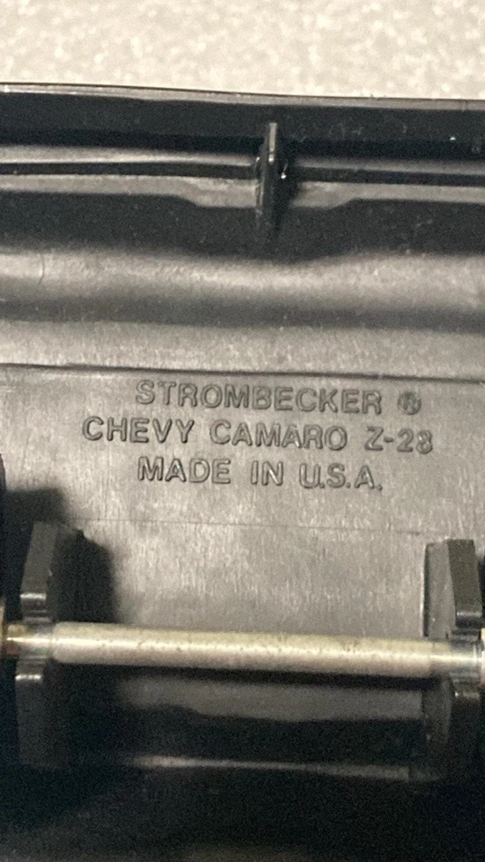 Plastic Strombecker Black Chevrolet Camaro Z-28 Made In USA - Image 4 of 4