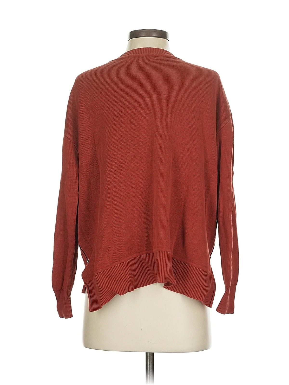 Mango Women Red Pullover Sweater XS thumbnail 2