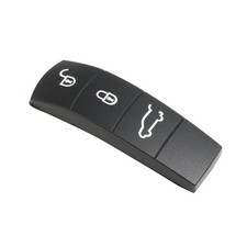 Key Button Cover Compatible with Porsche Cayenne Models from 2011 to Black